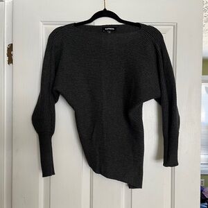 Express Charcoal Women's Crew Neck Sweater